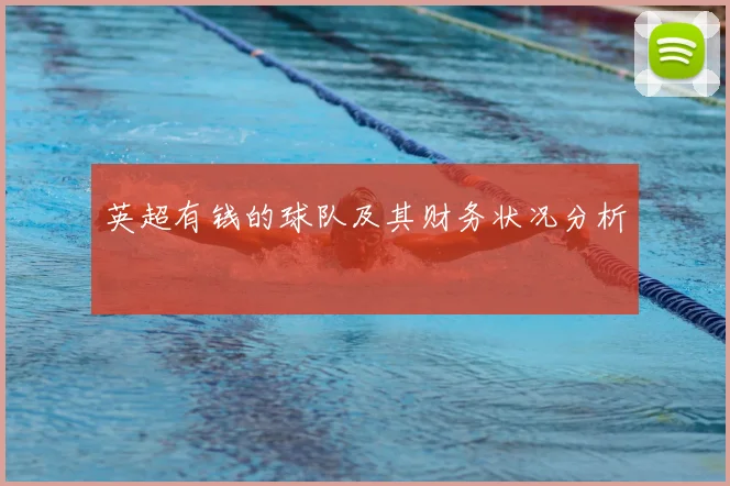 英超有钱的球队及其财务状况分析